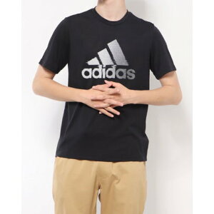 アディダス adidas メンズ 半袖機能Tシャツ デザインド トゥ ムーブ ロゴ 半袖Tシャツ HF7212 （ブラック）