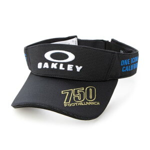 オークリー OAKLEY メンズ ゴルフ サンバイザー OAKLEY FIXED VISOR FA 22.0 FOS901159 （ブラック）