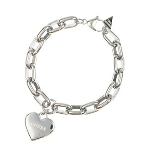 ゲス GUESS FALLING IN LOVE 20mm Heart Charm Big Chain Bracelet （RH）