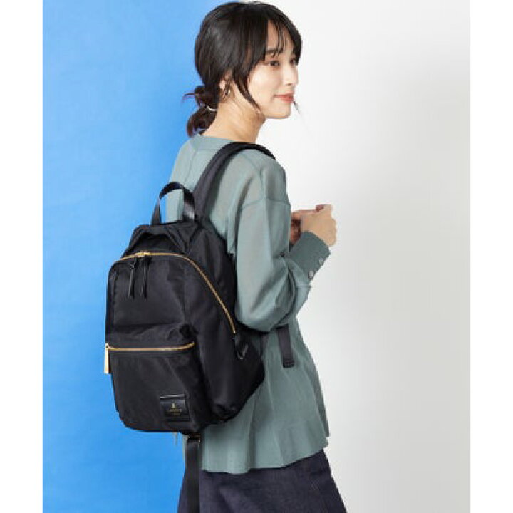 楽天市場】LANVIN en Bleu トロカデロ リュックサック ブラック 