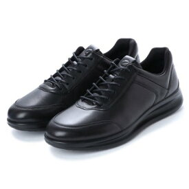 エコー ECCO Mens Aquet Sneaker （BLACK）