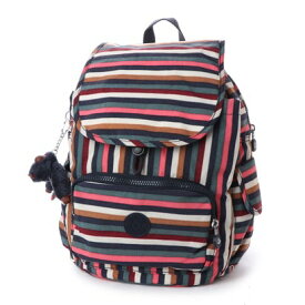 キプリング Kipling CITY PACK S （Multi Stripes）