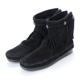 ミネトンカ MINNETONKA Hi Top Back Zip Boots （ブラック）