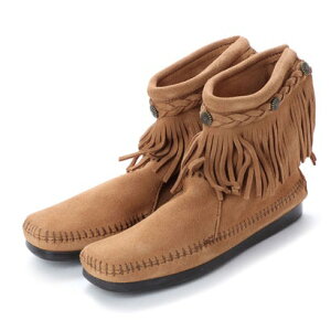 ~lgJ MINNETONKA Hi Top Back Zip Boots ig[vj
