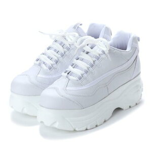 アタガール attagirl 厚底 レースアップ スニーカー (ホワイトスムース)