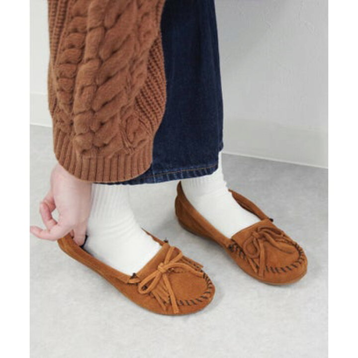 楽天市場】ミネトンカ MINNETONKA モカシンシューズ kilty-402-br 