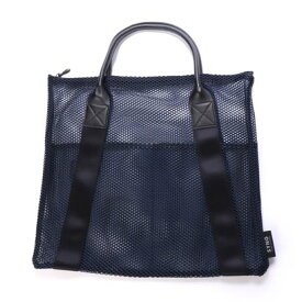 シング SYNG SQUARE TOTE (NYLON MESH) L （ネイビー）