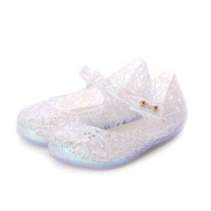 �����b�T melissa MINI MELISSA CAMPANA ZIG ZAG VI BB �iHOLOGRAPHIC WHITE�j