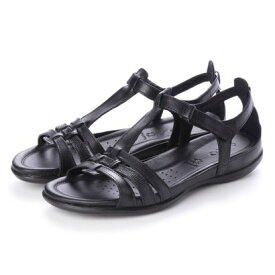 エコー ECCO Flash T-Strap Sandal （BLACK/BLACK）