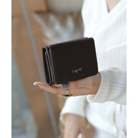 アングリッド Ungrid 牛革三つ折りミニ財布 （D.BRN）