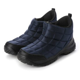 ジーノ ZEENO レインブーツ 防水 防寒 メンズブーツ スノーシューズ レインシューズ ジップアップ 軽量 雪 雨 靴 （ネイビー）