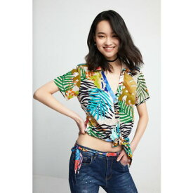 デシグアル Desigual シャツ半袖 CREMONA （マルチ）