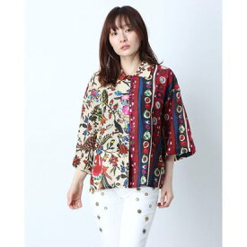 デシグアル Desigual シャツ3/4袖 FLORENCE （マルチ）