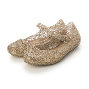 �����b�T melissa MINI MELISSA CAMPANA ZIG ZAG VI BB �iMIXED GOLDEN GLITTER�j
