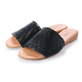 ウーヴン WOVEN メッシュフラットサンダル barbados-bl （BLACK）