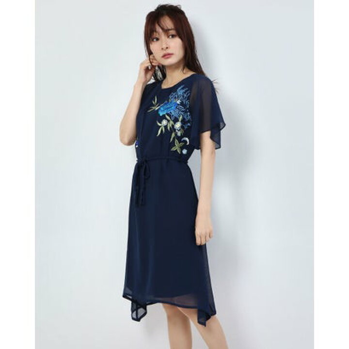 楽天市場】デシグアル Desigual ワンピース半袖 LESLEY （ブルー 