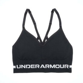 アンダーアーマー UNDER ARMOUR レディース フィットネス スポーツブラ UA Seamless Low Long Bra 1357719 （ブラック）