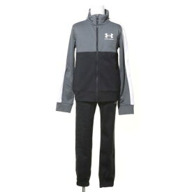 アンダーアーマー UNDER ARMOUR ジュニア ジャージ上下セット UA Color Block Knit Track Suit 1360671 （ブラック）