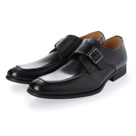 ジョーマリノ JO MARINO 本革 メンズ ビジネスシューズ 紳士靴 モンクストラップ ドレスシューズ 防滑 （ブラック）