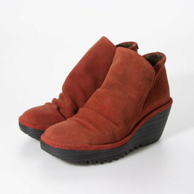 ヨーロッパコンフォートシューズ EU Comfort Shoes FLYLONDON ショートブーツ （レッド）