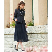 楽天市場】ツイード（カラーネイビー）（ワンピーススーツ｜スーツ 