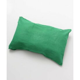 【チャイハネ】インド綿シンプル枕カバー/ピロケース ダークグリーン