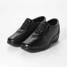 イタリコ ITALICO エアクッション 楽ちんイントレチャートコンフォートシューズ （ブラック）