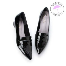 ラウナレア Launa lea 【レイン対応】ポインテッドトゥパンプス(R9009) （ブラックE）