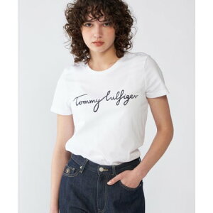 �g�~�[ �q���t�B�K�[ TOMMY HILFIGER HERITAGE CREW NECK GRAPHIC TEE �i�z���C�g�j