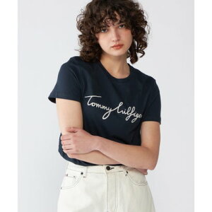 �g�~�[ �q���t�B�K�[ TOMMY HILFIGER HERITAGE CREW NECK GRAPHIC TEE �i�l�C�r�[�j