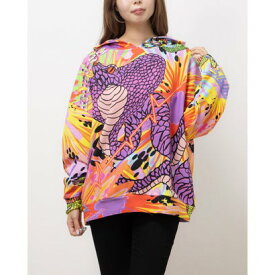 デシグアル Desigual スウェット長袖 BING （ピンク/レッド）