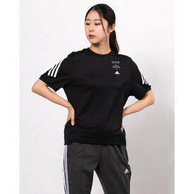 アディダス adidas レディース 半袖機能Tシャツ WMHE3STTEE GM8832 （ブラック）