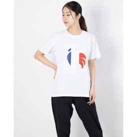 ルコックスポルティフ le coq sportif レディース 半袖機能Tシャツ ハンソデシヤツ QMWRJA02 （ホワイト）