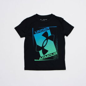 アンダーアーマー UNDER ARMOUR ジュニア 半袖機能Tシャツ UA Tech Print Logo SS 1364227 （ブラック）