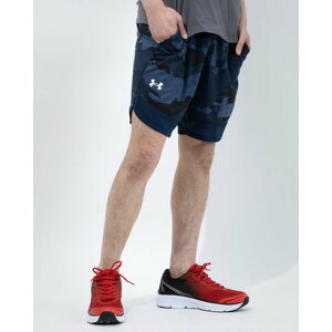 アンダーアーマー UNDER ARMOUR メンズ ジャージハーフパンツ UA Train Stretch Camo Sts 1361508 (ネイビー)