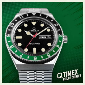 タイメックス TIMEX Q TIMEX メンズ 時計 TW2U60900 クォーツ ブラック ステンレススチール （ブラック）