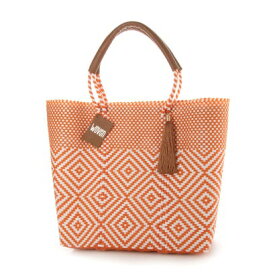 ウーヴン WOVEN メルカドバッグ bk-bag-mid-or （ORANGE）