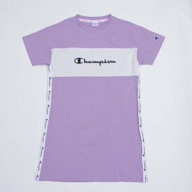 チャンピオン Champion ジュニア 半袖Tシャツ チャンピオンCVCワッフル半袖Tシャツ_ CK-T343 （パープル）