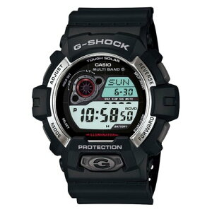 【G-SHOCK】高輝度LED+電波ソーラー / GW-8900-1JF / Gショック (ブラック×シルバー)