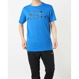 オークリー OAKLEY メンズ 半袖機能Tシャツ ENHANCE QD SS TEE O BARK 11.0 FOA402420 （ブルー）