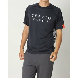 スパッツィオ SPAZIO メンズ サッカー/フットサル 半袖シャツ ロゴプラシャツ_ GE0783 （ネイビー）