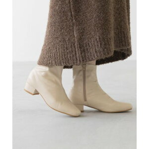 メヌエ Menue スクエアトゥストレッチブーツ (1001アイボリーPU)