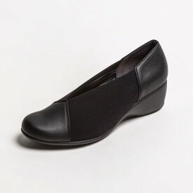 シュナシュナ Shuna Shuna 外反母趾 パンプス 痛くない 伸びる 日本製 靴 レディースシューズ 婦人靴 （ブラック）