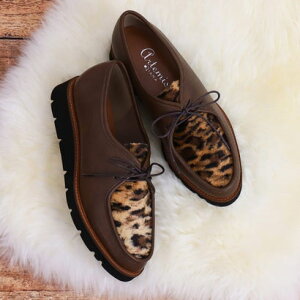 アルテミス バイ ダイアナ artemis by DIANA 軽量厚底レースアップシューズ (ベージュファー)