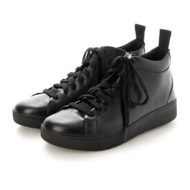 フィットフロップ fitflop 【23AW】RALLY LEATHER HIGH-TOP SNEAKERS （All Black）