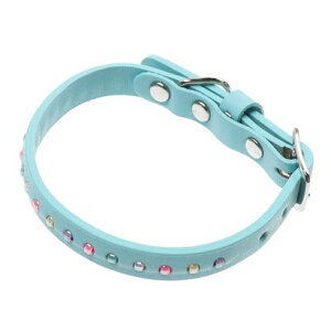 バーディ BIRDIE パールビーズカラー 21 小型犬・猫用革首輪【返品不可商品】 (ブルー)