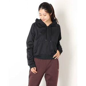 プーマ PUMA レディース 長袖ジャージジャケット TRAIN PERFORMANCE フリース フルジップ スウェットシャツ_ 521256 (ブラック)