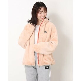 アディダス adidas レディース フリースジャケット WSTYLEファージャケット H07394 （ピンク）