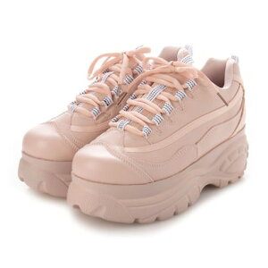 アタガール attagirl 6cm ヒール 厚底 レースアップ スニーカー (ピンクスムース)