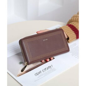 ジュエティ jouetie マイクロスタッズ ラウンドZIP長財布 （BRN）
